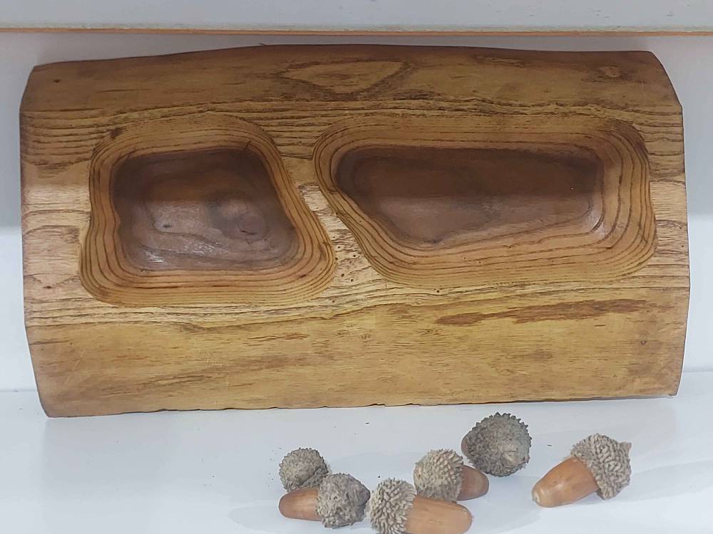 اردو خوری با چوب گردو دست ساز